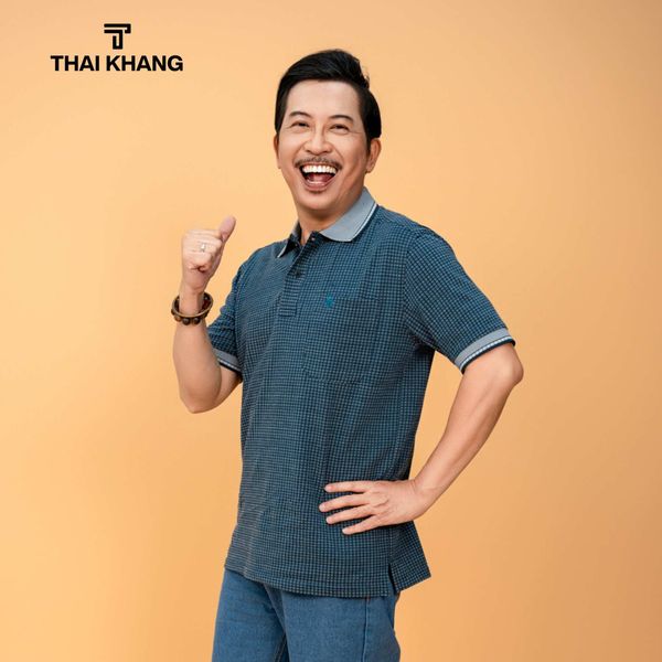 Áo polo trung niên Thái Khang vải cotton hồ lạnh siêu mát ATK27