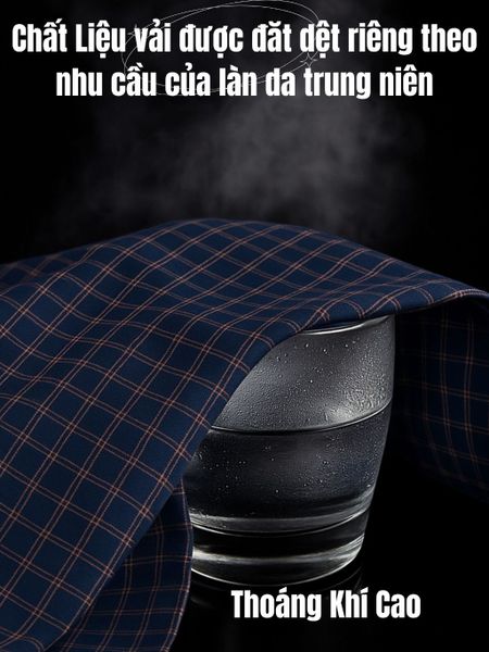 Áo sơ mi dài tay caro nam trung niên THÁI KHANG ATK49