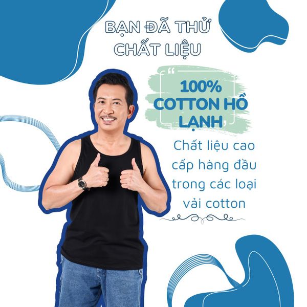 Áo lót nam ba lỗ Thái Khang vải cotton mặc cực mát ATK11