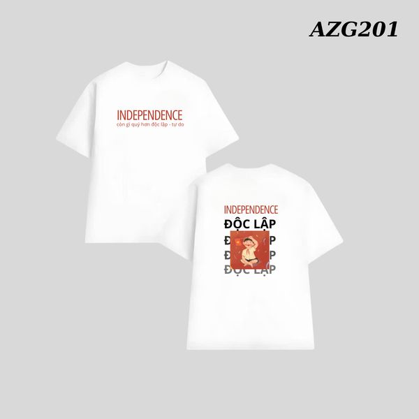 Áo thun UNISEX form rộng Việt Nam Độc Lập