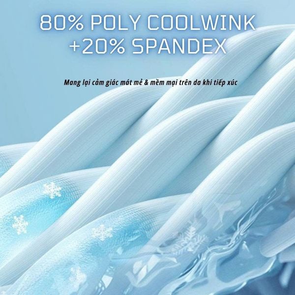 Áo thun nam cổ tròn thể thao THÁI KHANG vải thun lạnh co dãn ATK02