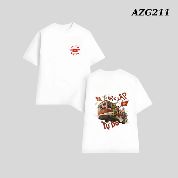 Áo thun UNISEX form rộng Việt Nam Độc Lập