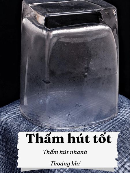 Áo sơ mi nam trung niên ngắn tay vải đũi caro siêu mát form rộng ATK12