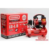  MÁY NÉN KHÍ OSHIMA 12L – 1.5HP KHÔNG DẦU 