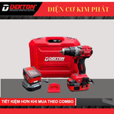  BỘ MÁY KHOAN ĐỘNG LỰC DÙNG PIN 21V DEKTON M21-ID13100PLUS 