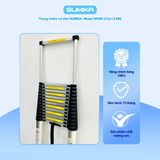  Thang rút nhôm Sumika SK600, đai đen, chiều cao 6.0m Có chân phụ 