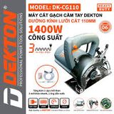  Máy cắt gạch cầm tay Dekton DK-CG110 1400w 