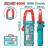  Kềm đo điện Total TMT766002 đo AC/DC 600A 