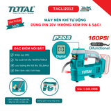 MÁY NÉN KHÍ TỰ ĐỘNG TOTAL TACLI2012 