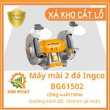 MÁY MÀI ĐỂ BÀN 2 ĐÁ 150MM INGCO BG61502 