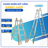  Thang Nhôm Rút Lồng JUMBO A405 