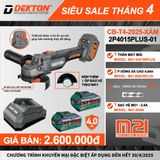  BỘ MÁY MÀI PIN DEKTON M21-AG100PLUS 