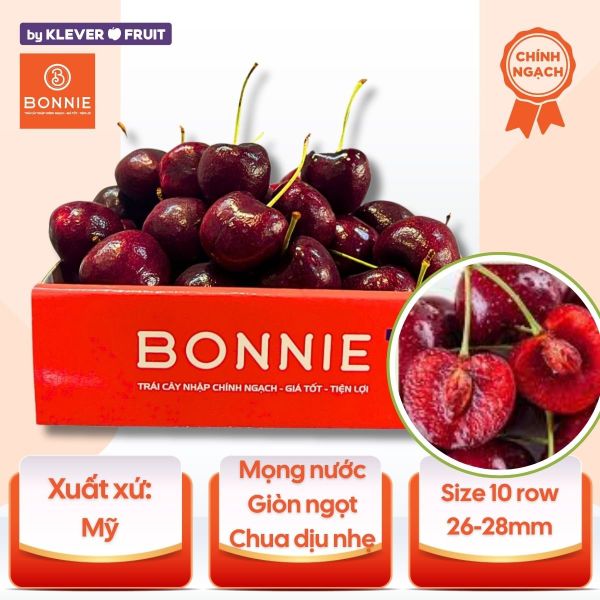Cherry Đỏ Mỹ size 10 row - USA Cherry
