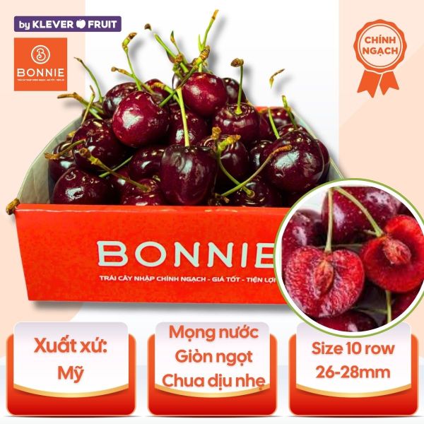 Cherry Đỏ Mỹ size 10 row - USA Cherry