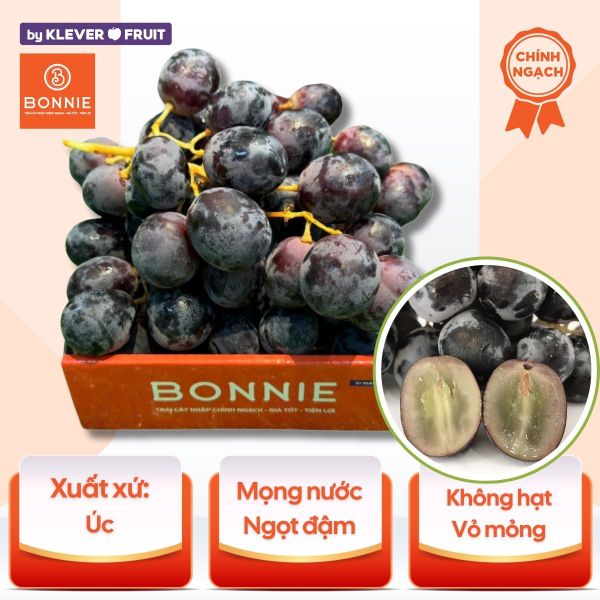 Nho Đen Không Hạt Úc