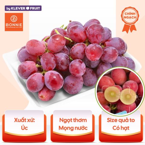 Nho Đỏ Có Hạt Úc