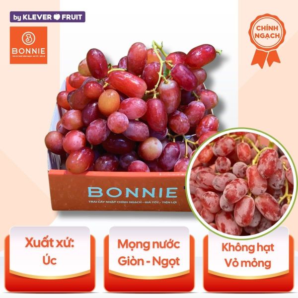 Nho Đỏ Không Hạt Úc
