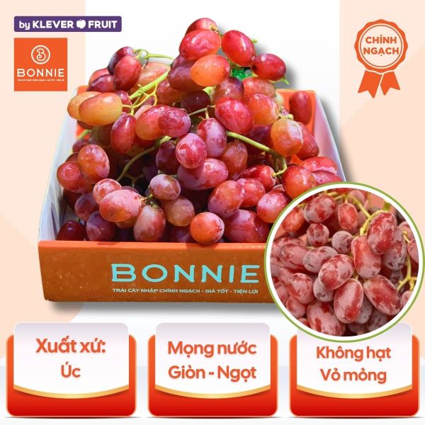Nho Đỏ Không Hạt Úc