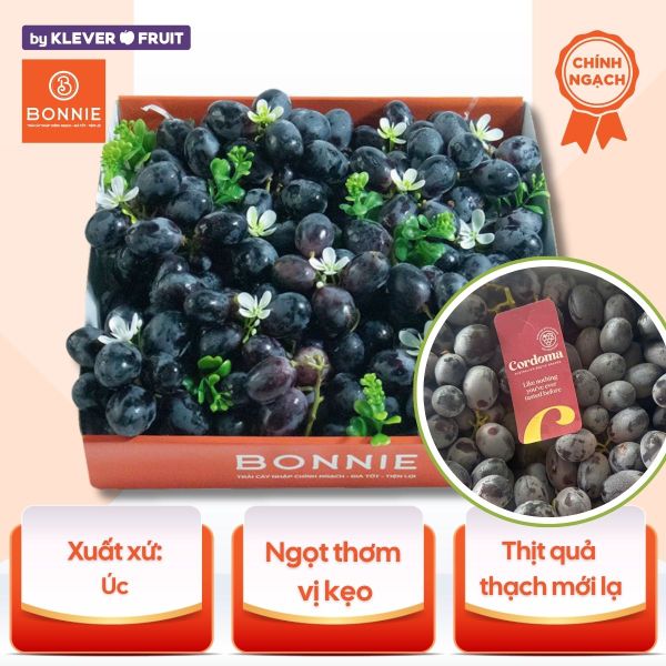 Nho Đen Kẹo Candy Crunch Úc