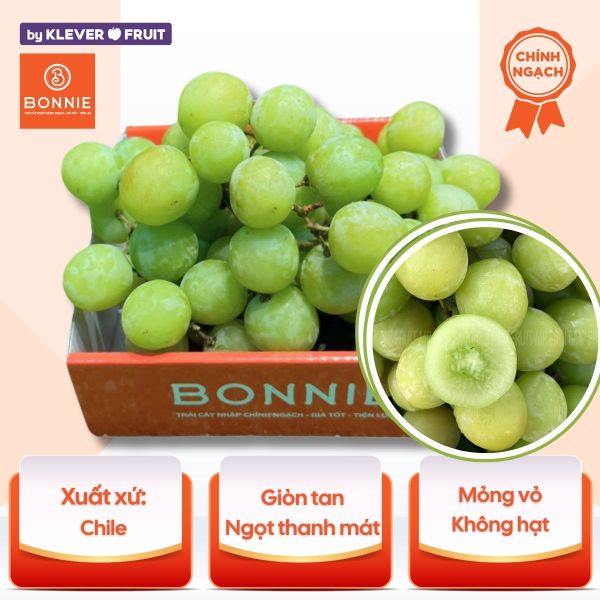 Nho Xanh Không Hạt Chile