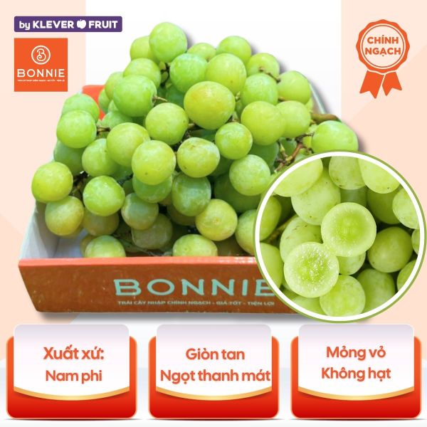 Nho Xanh Không Hạt Nam Phi