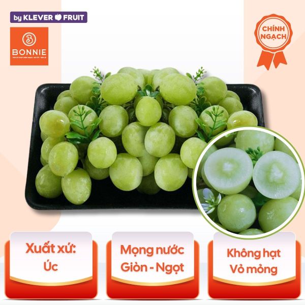 Nho Xanh Không Hạt Úc