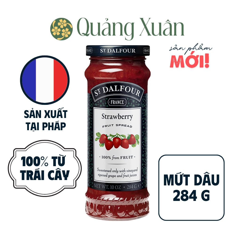  Mứt Dâu hiệu ST. DALFOUR 284g - ST DALFOUR STRAWBERRY 284g 