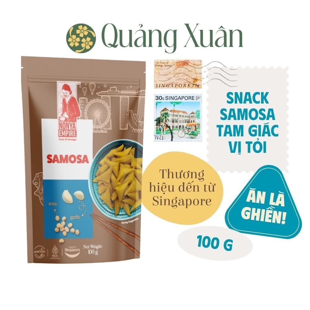  Chả giò Samosa (ăn liền) - Nonya Empire Samosa - 100g 