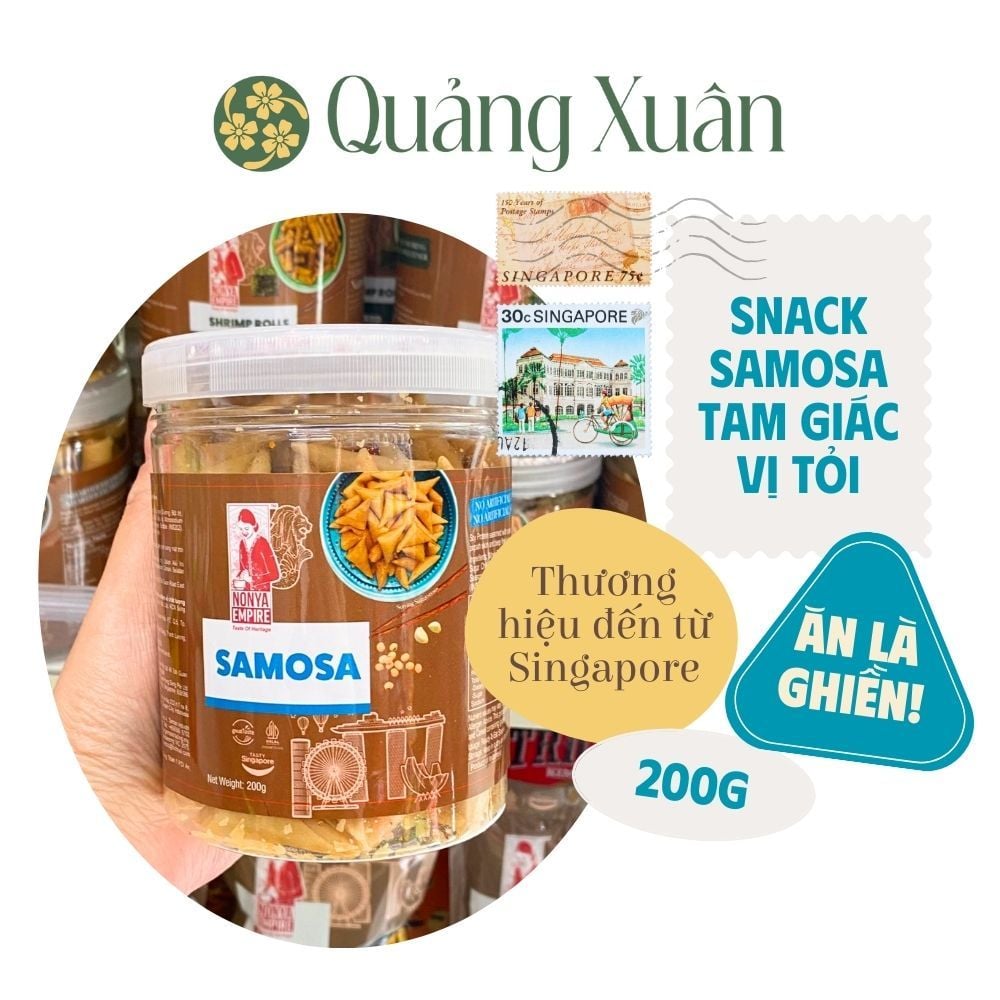  Chả giò Samosa (ăn liền) - Nonya Empire Samosa - 200g 