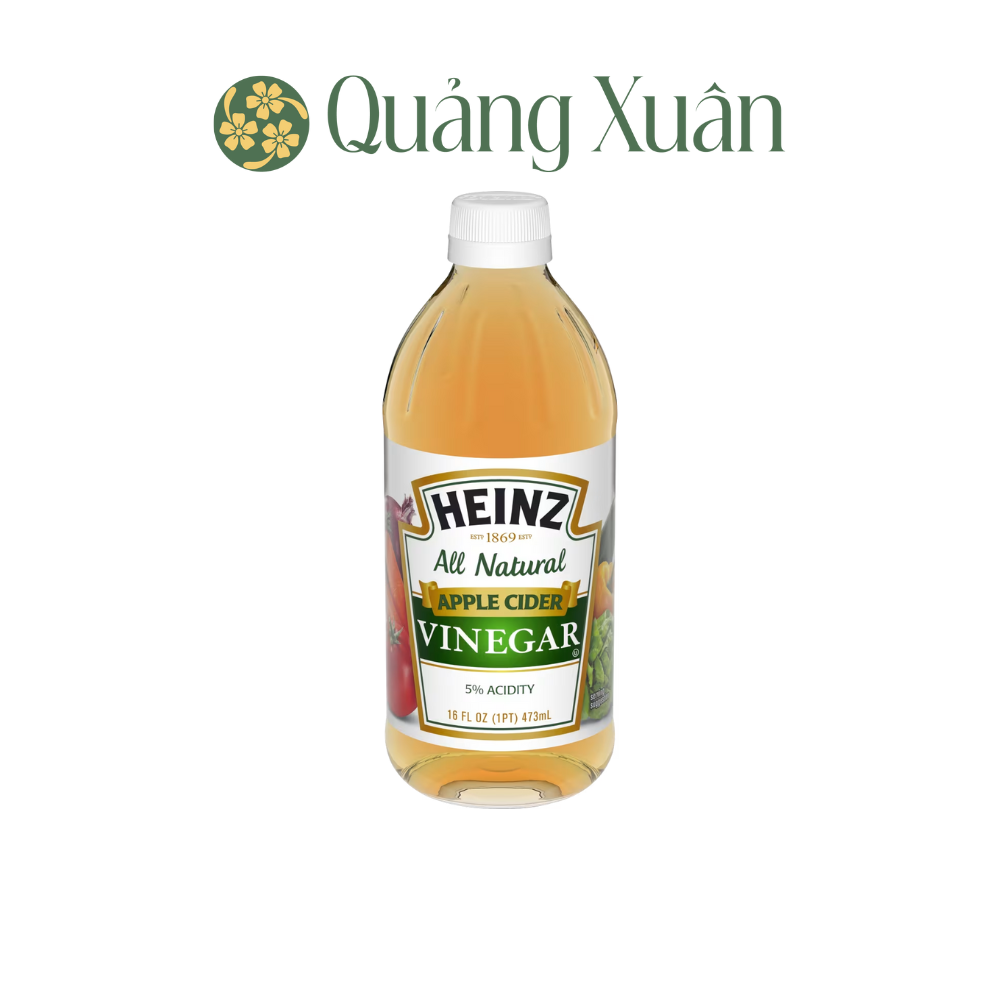  Heinz Giấm táo 473ml (chai thủy tinh) 