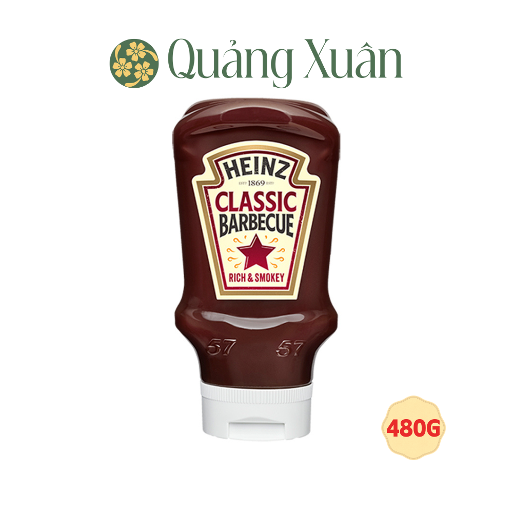  Sốt Thịt Nướng BBQ Vị Truyền Thống HEINZ 480g 