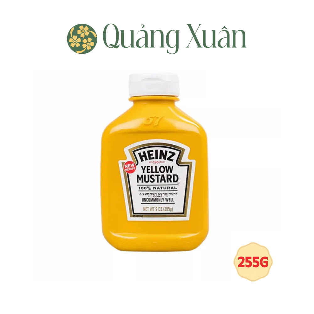  Mù Tạt Màu Vàng HEINZ 255g 