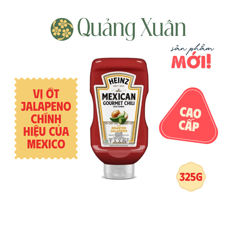  Tương ớt cao cấp vị Mexico (Hành tây, tỏi ) 325g 