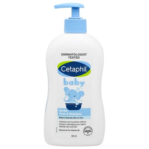 Sữa tắm & gội 2in1 cho bé Cetaphil Baby Gentle hương dịu nhẹ 400 ml