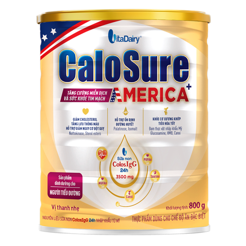 Sữa bột CaloSure America+ Cho Người Tiểu Đường 800G