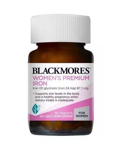 Viên sắt bầu Blackmores Pregnancy Iron Úc 30 viên