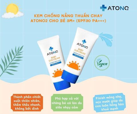 Kem chống nắng thuần chay Atono2
