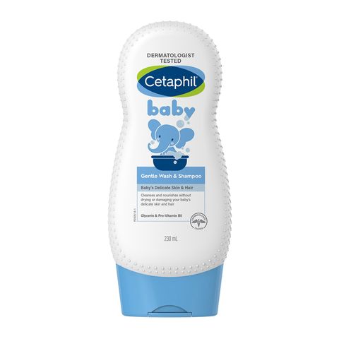 Sữa tắm & gội 2in1 cho bé Cetaphil Baby Gentle hương dịu nhẹ 230 ml