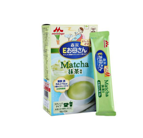 Sữa Bầu Morinaga vị matcha Nội Địa Nhật, 12 Gói X 18G