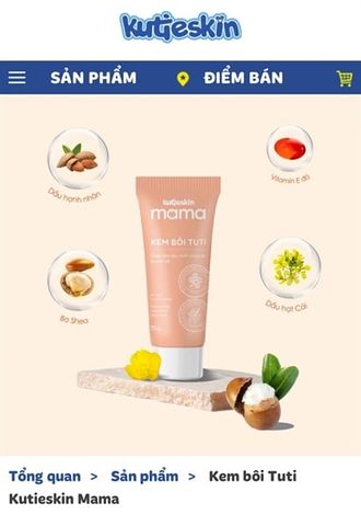 Kem bôi Tuti Kutieskin Mama