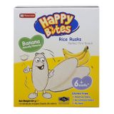 Bánh gạo ăn dặm Happy Bites vị chuối 50g