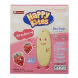 Bánh gạo ăn dặm Happy Bites vị dâu 50g