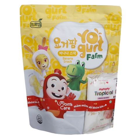 Bánh sữa chua Yogurt Farm vị chuối cho bé 8m+