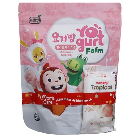 Bánh sữa chua Yogurt Farm vị dâu cho bé 8m+