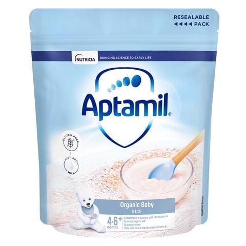 Bột ăn dặm Aptamil vị gạo hữu cơ 100g