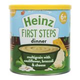 Bột ăn dặm Heinz vị súp lơ bông cải phô mai 200g cho bé 6M+