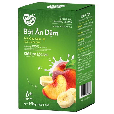 Bột ăn dặm Mămmy trái cây mùa hè 140g