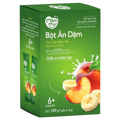 Bột ăn dặm Mămmy trái cây mùa hè 140g