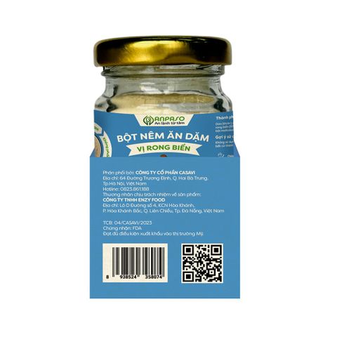 Bột nêm ăn dặm Anpaso vị rong biển 60g