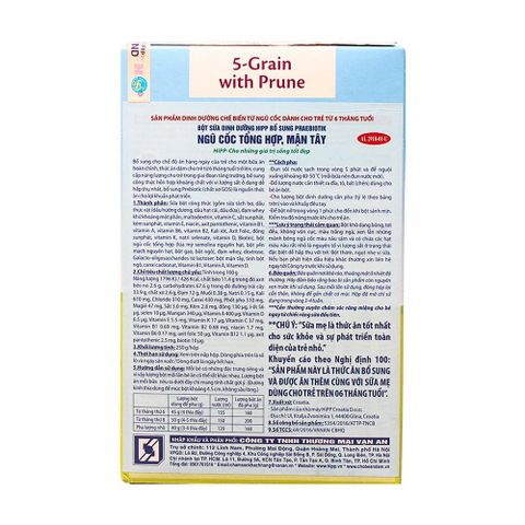 Bột ăn dặm HiPP vị ngũ cốc mận tây cho bé 6M+ 250g